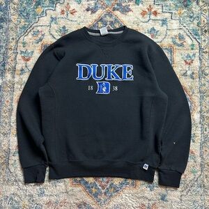 Russell Athletic NCAA Duke Blue Devils Spellout Crewneck Large